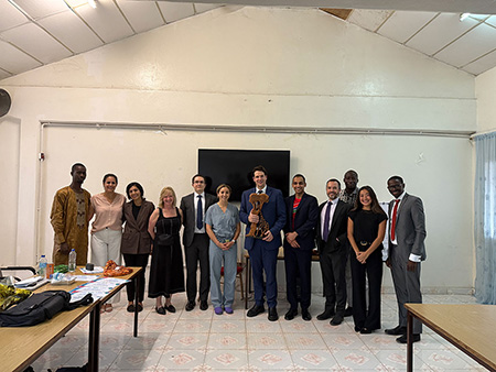 A group of staff in The Gambia