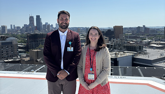 Tom Fratto and Emilia Thurber